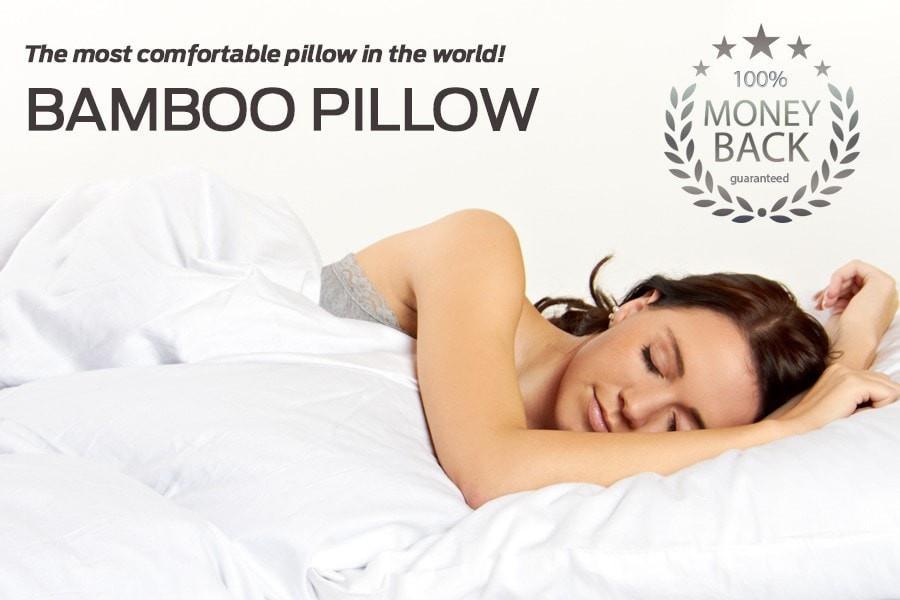 Bamboo Pillow 8 in 1 Pillow Twin Pack As seen on TV - Kleva Range - As Seen On TV Products Australia
