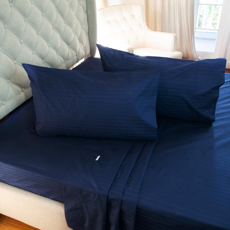 Super Sleeper Pro 100% Cotton Royal Deluxe Dream Sheet Set - Navy