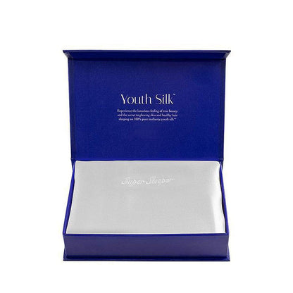 Silver Pearl Youth Silk Pillow Case 100% Mulberry Silk
